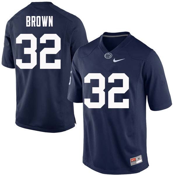 NCAA Nike Men's Penn State Nittany Lions Journey Brown #32 College Football Authentic Navy Stitched Jersey XKZ2098VF